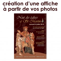 Affiche avec votre image +...