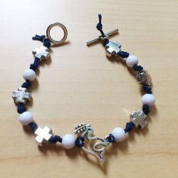 DIY - Bracelet Paix bleu et...